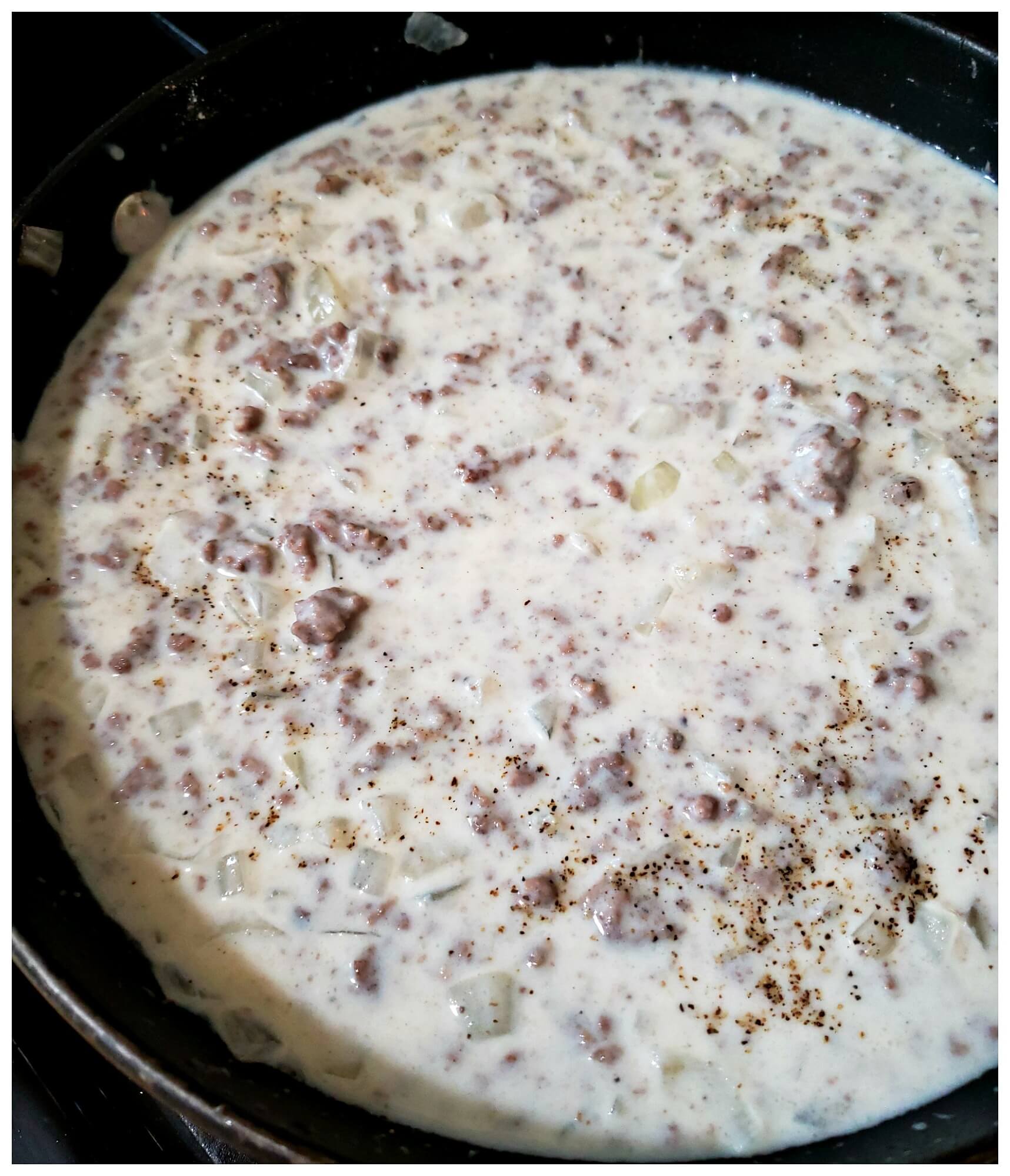 Country Beef Gravy over Buttered Noodles Julias Simply Southern