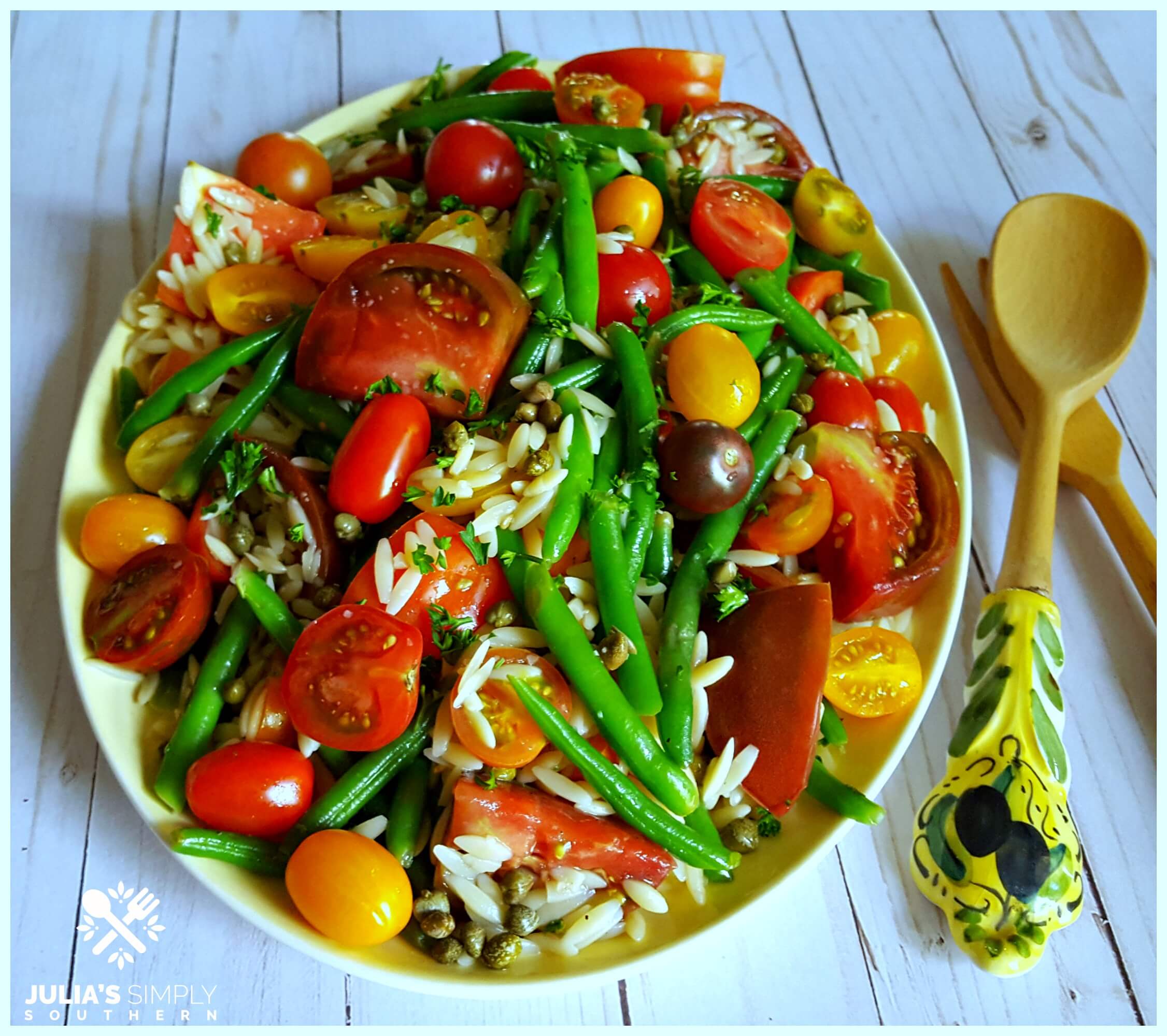 Heirloom Tomato and Green Bean Salad - delicious recipe - clean and fresh salad