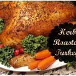 Herb Roasted Free Range Turkey for Christmas Dinner