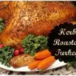 Herb Roasted Free Range Turkey for Christmas Dinner