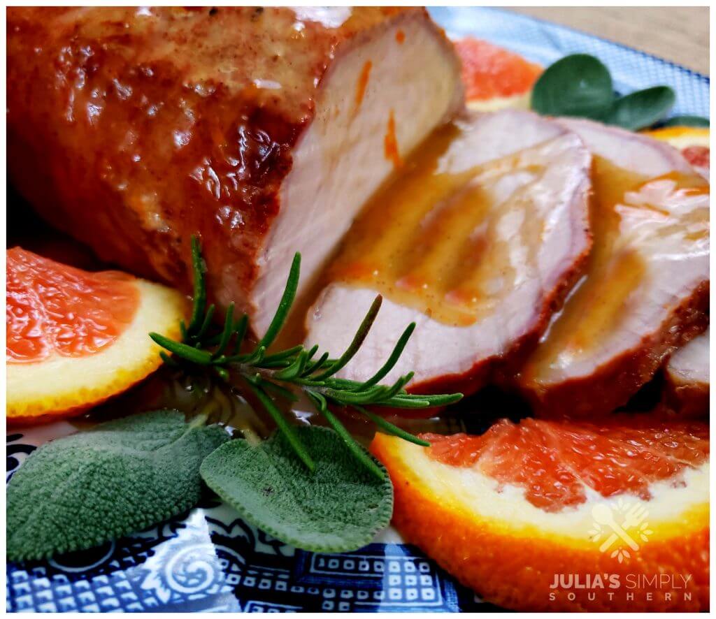 Best Pork Roast Ever - Recipe with a marinade and orange sauce