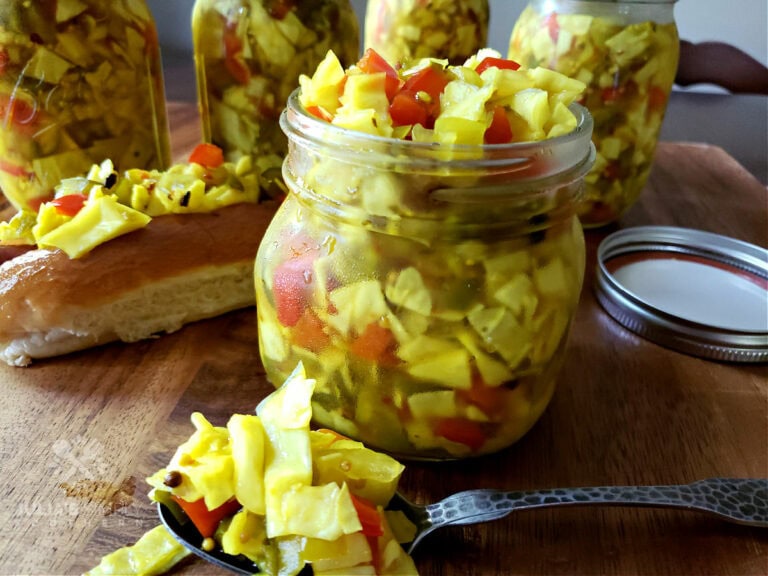 Homemade Chow Chow Relish - preserving food recipe