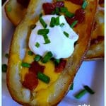 Homemade potato skins