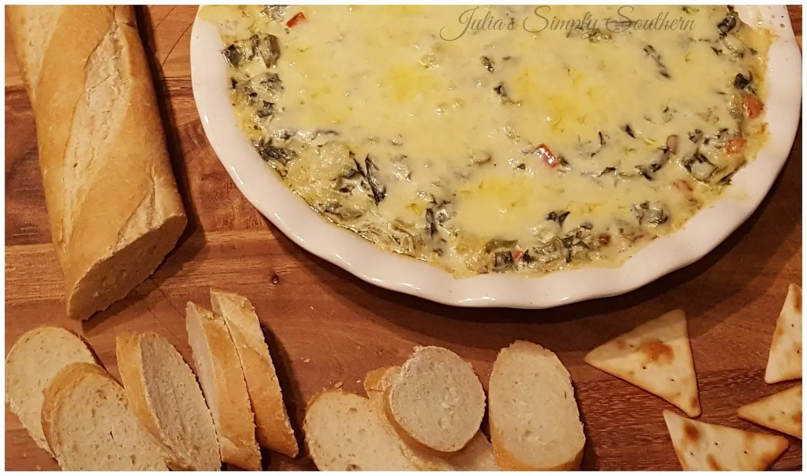 Hot dip recipes with artichoke and collards