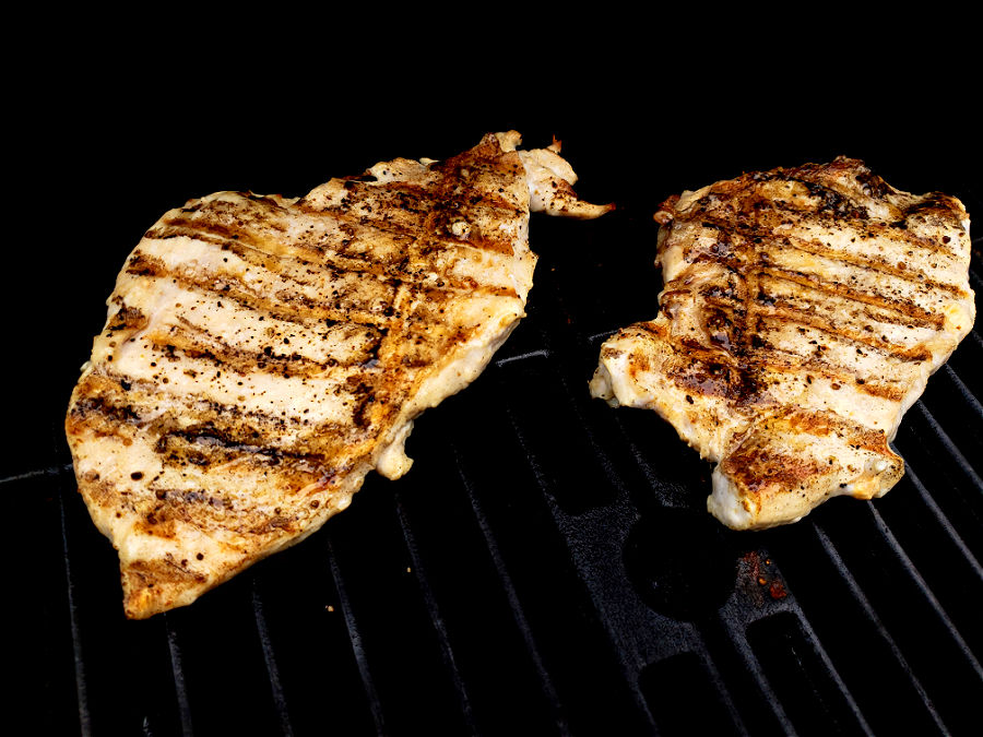 how long to grill chicken breast at 350 degrees f