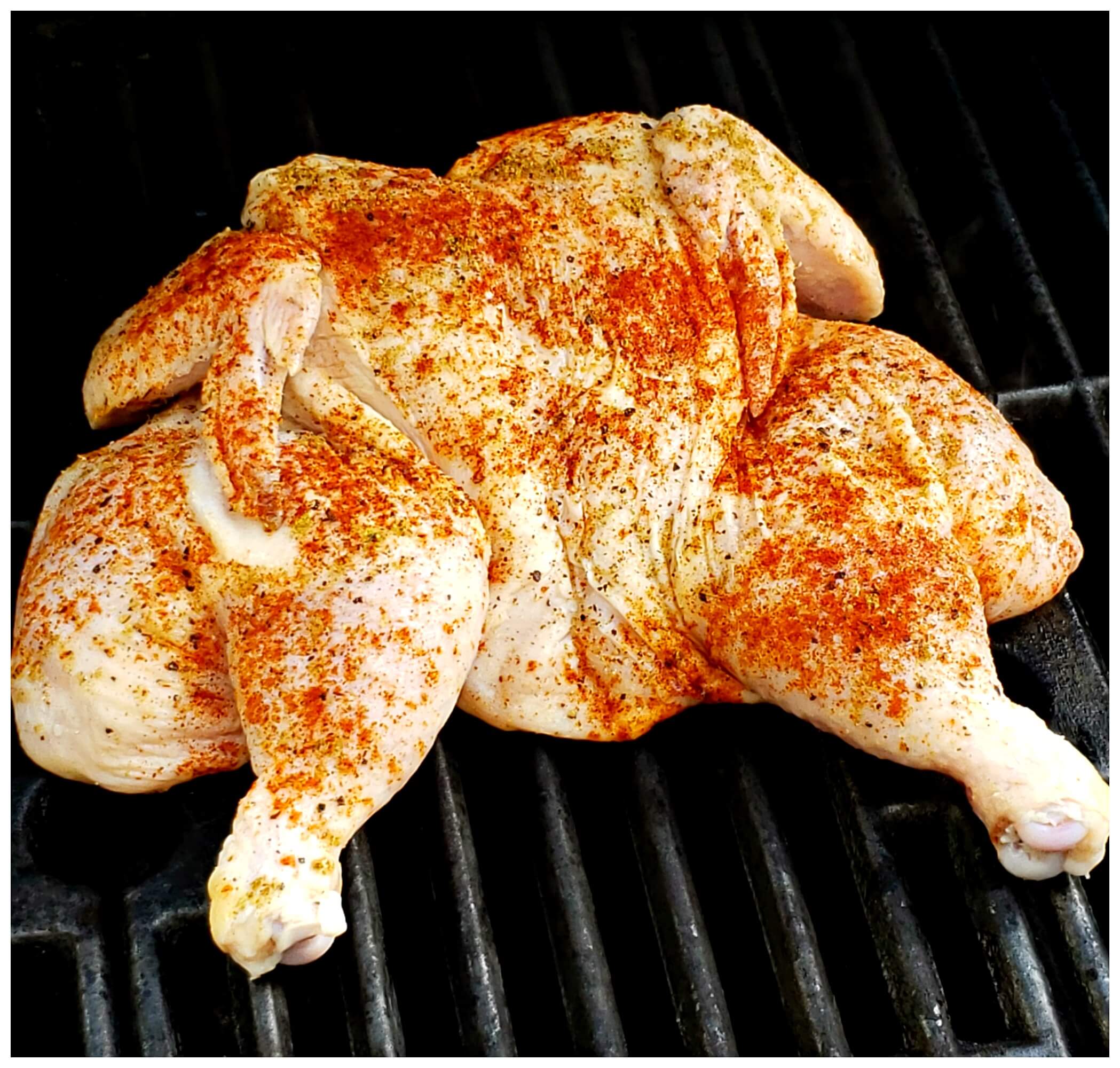 Gas Grilled Whole Chicken Recipe Spatchcock Style Julias Simply Southern