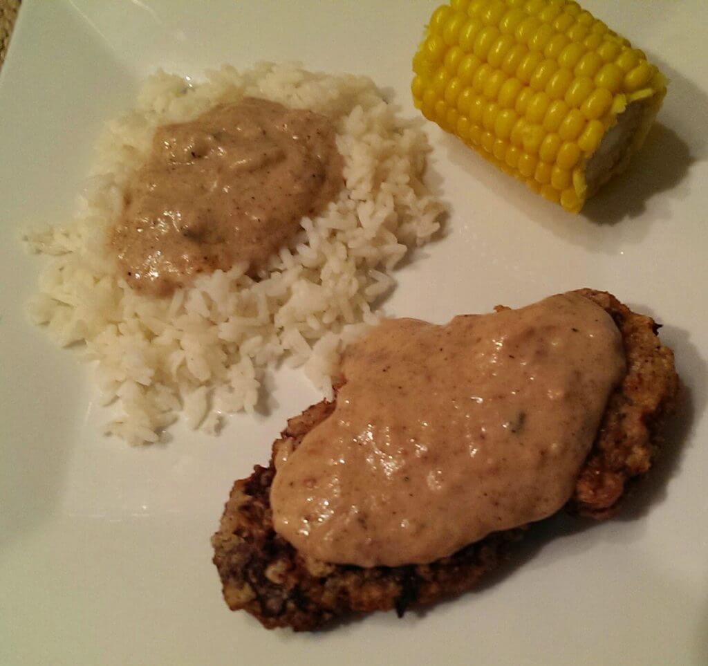 country fried steak and gravy