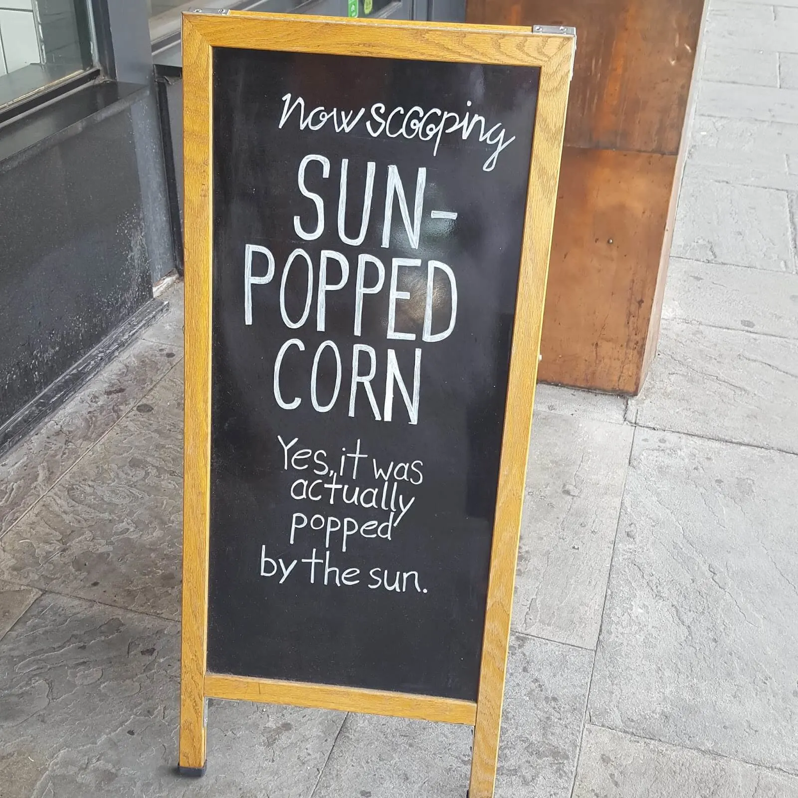 Pop corn ice cream