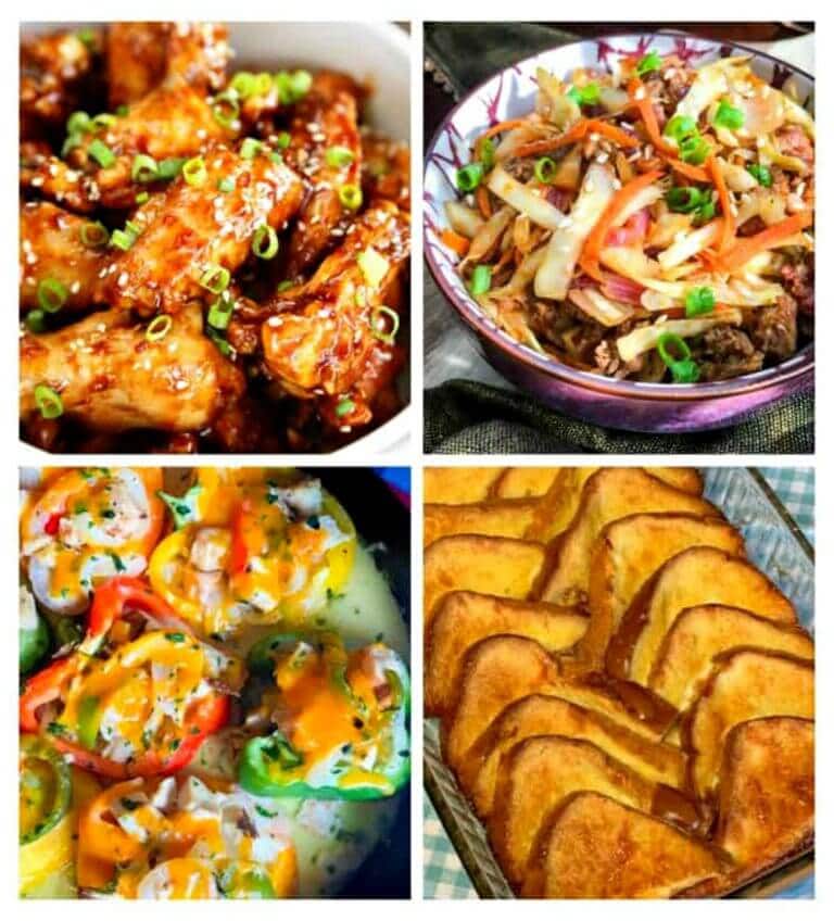 Meal Plan Monday #188 Collage of featured recipes