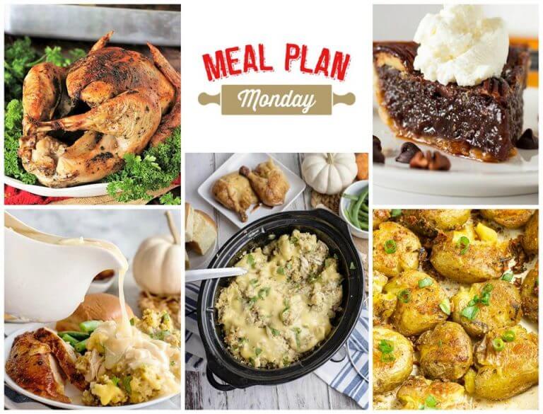 Meal Plan Monday #191 – Thanksgiving Edition