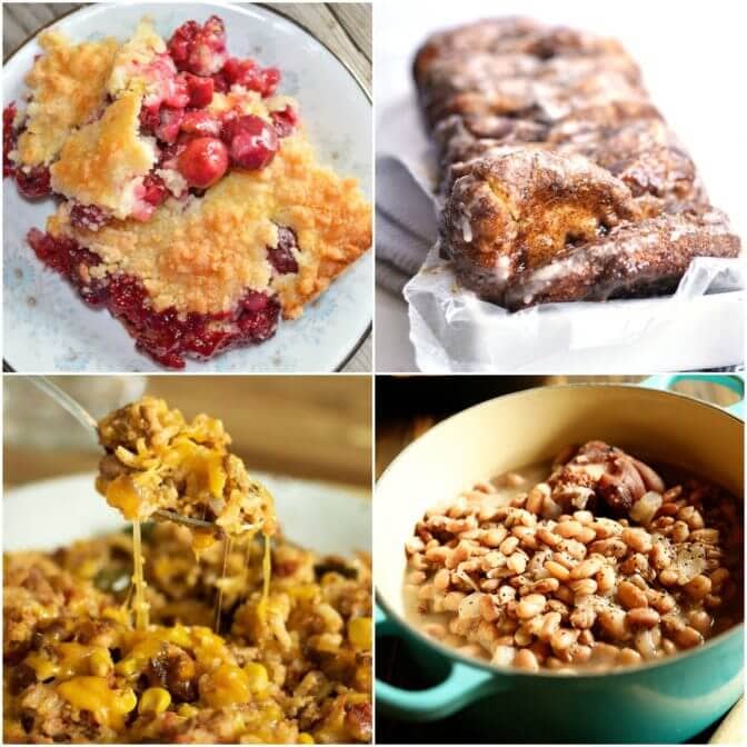 Meal Plan Monday 213 Cherry Crisp and more great recipes