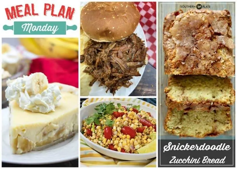 Collage of the recipes featured in Meal Plan Monday edition 231