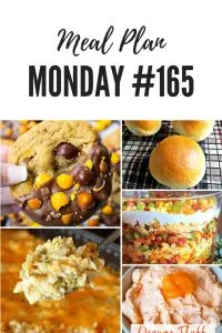 creamy chicken and rice casserole, orange fluff, homemade rolls, layered salad, cookies