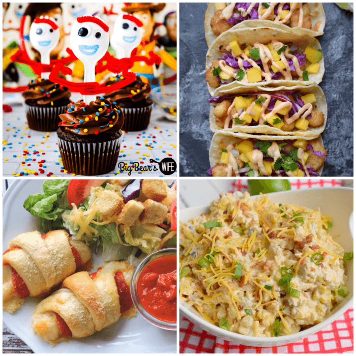 Collage of featured recipes at Meal Plan Monday #170