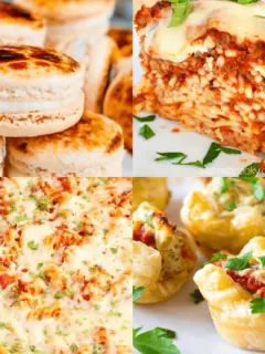 Collage of featured recipes at Meal Plan Monday 220 edition
