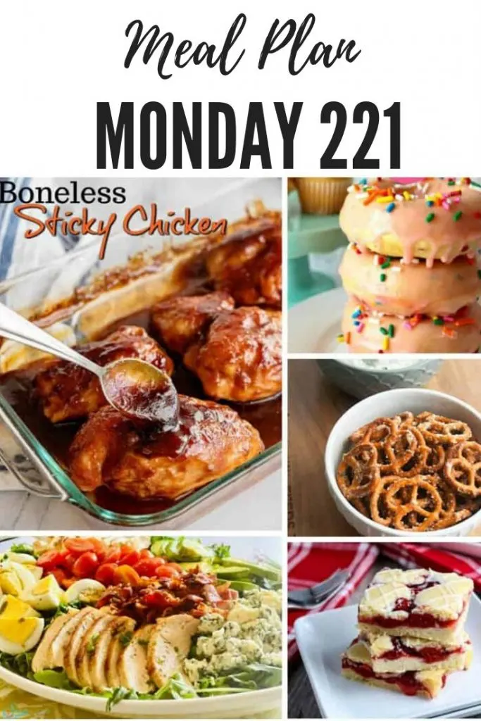 Meal Plan Monday 221 Glazed Cherry Bars