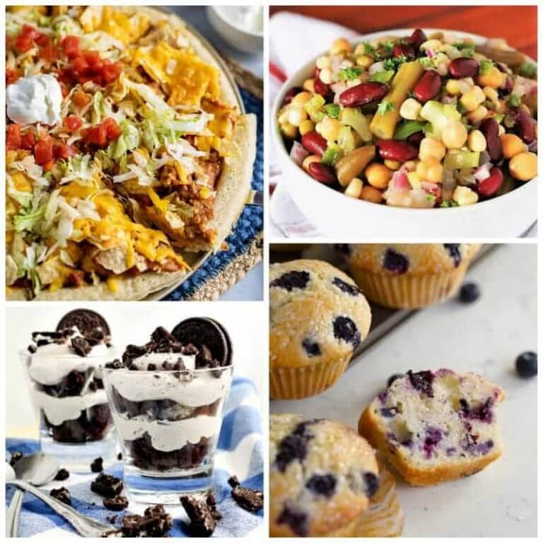 Meal Plan Monday 226 Cover Photo showing the featured recipes