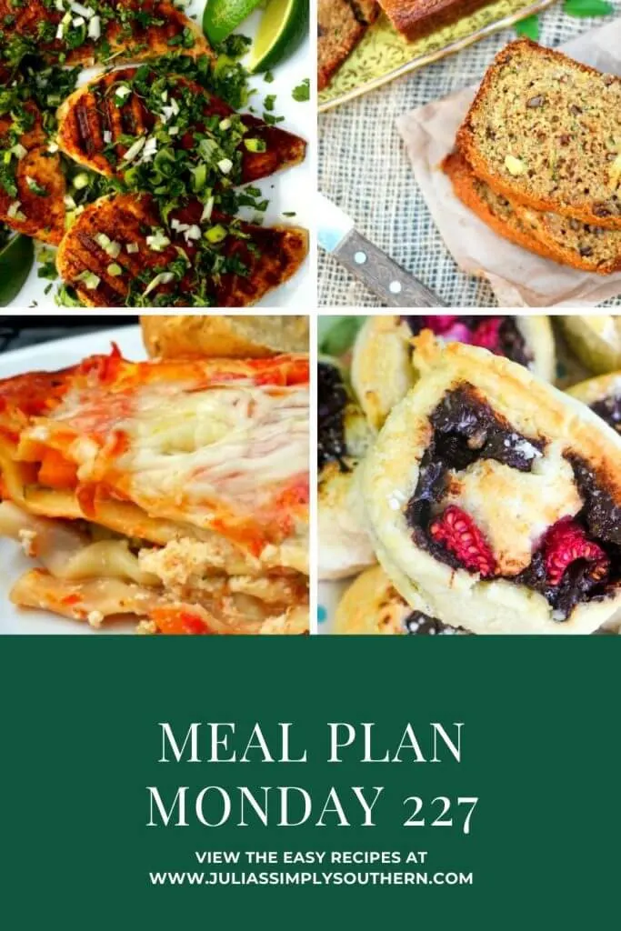 Pinterest - Post Photo for Meal Plan Monday 227 with the featured recipes