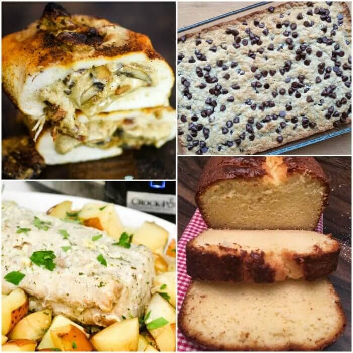 Collage photo showing the featured recipes in Meal Plan Monday 232