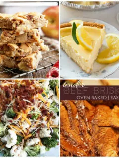 Collage of the featured recipes at Meal Plan Monday 233