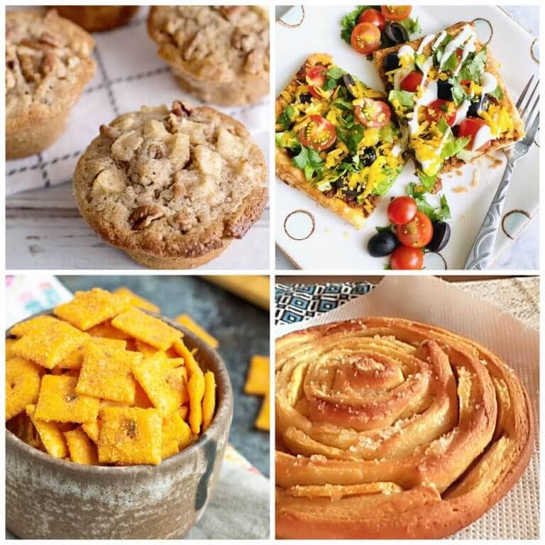 Meal Plan Monday 236 collage of featured recipes in post