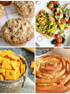 Meal Plan Monday 236 collage of featured recipes in post