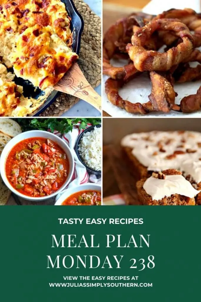 Meal Plan Monday 238 featured recipes