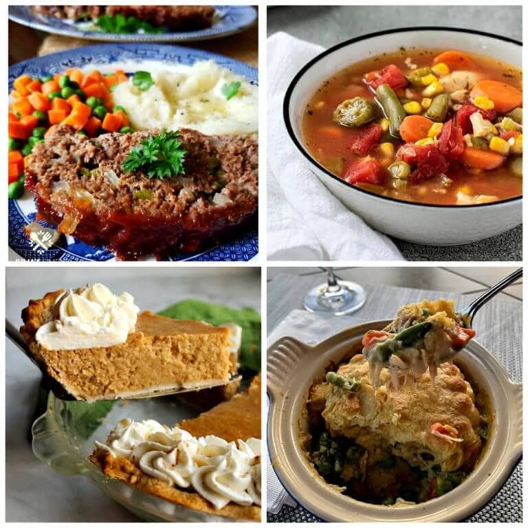 Meal Plan Monday 239 Collage of featured recipes