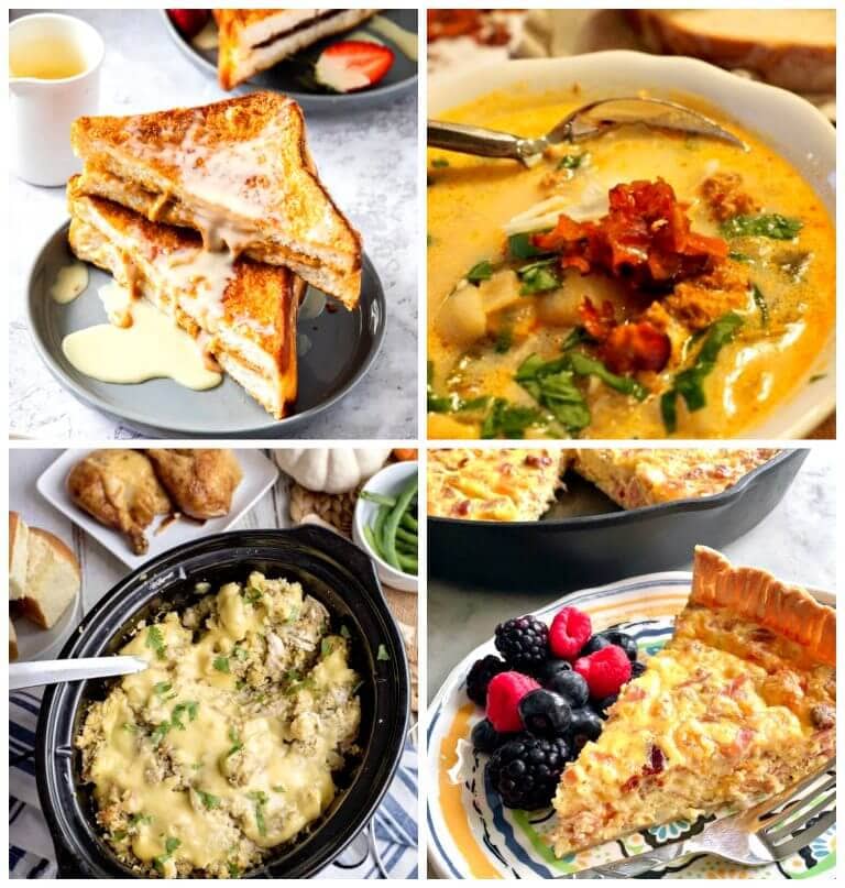 Meal Plan Monday 241 collage of featured recipes