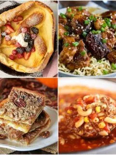 Meal Plan Monday 243 Featured Recipes collage