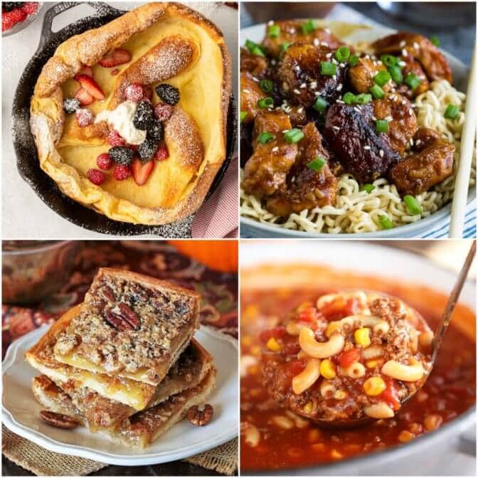 Meal Plan Monday 243 Featured Recipes collage