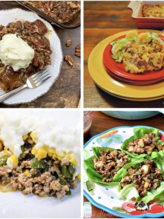 Meal Plan Monday 247 - collage of featured recipes