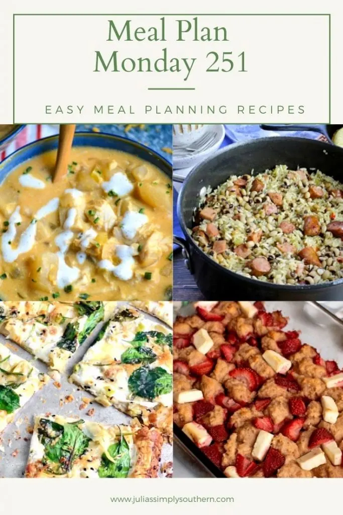 Meal Plan Monday 251 Pinterest graphic