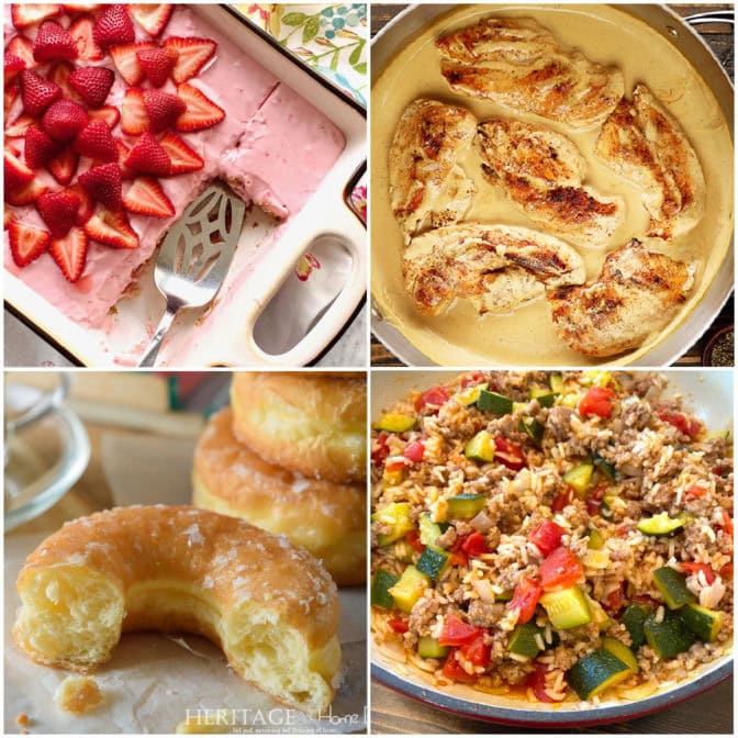 Meal Plan Monday 258 - Featured Recipes Collage