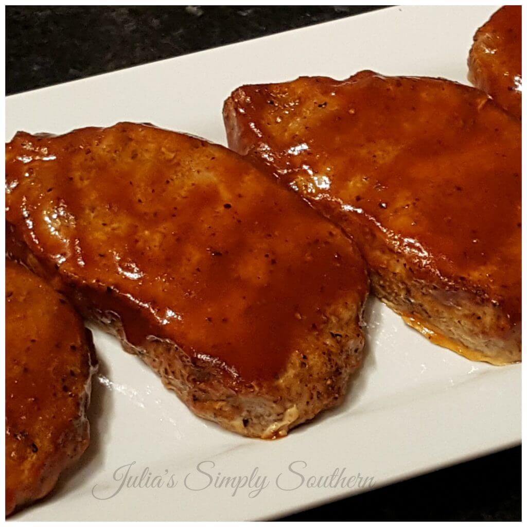 Oven Baked Pork Chops Barbecue