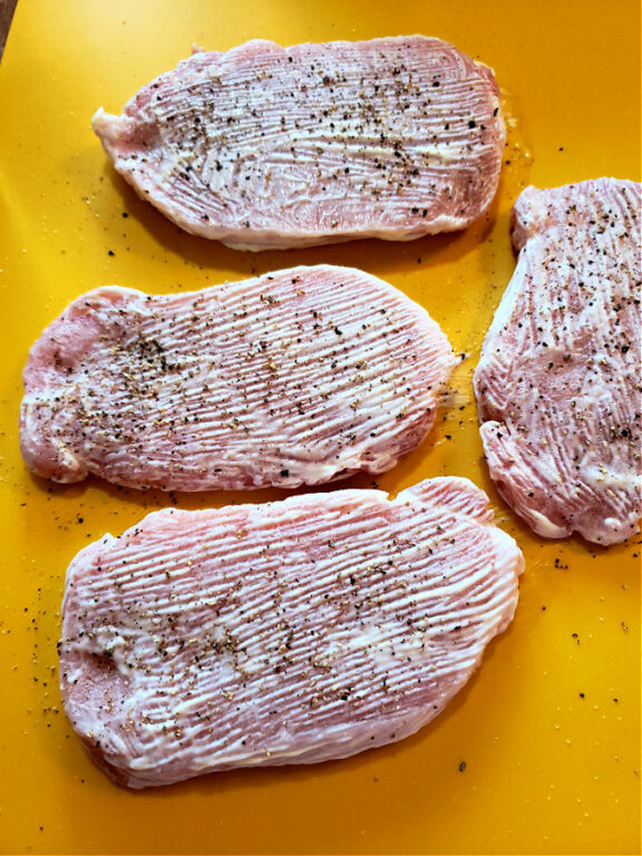 Panko Parmesan Baked Pork Chops - "Fried" - Julias Simply Southern