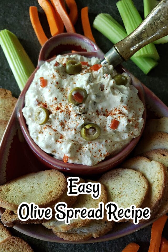 Classic Cream Cheese and Green Olives Spread Julias Simply Southern