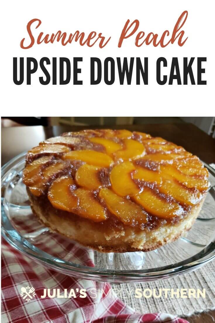 Summer Peach Upside Down Cake in Partnership with KitchenAid® — Southern  Soufflé's