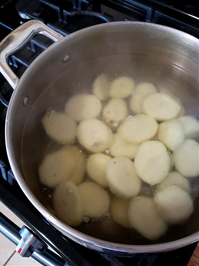Simmering Potatoes