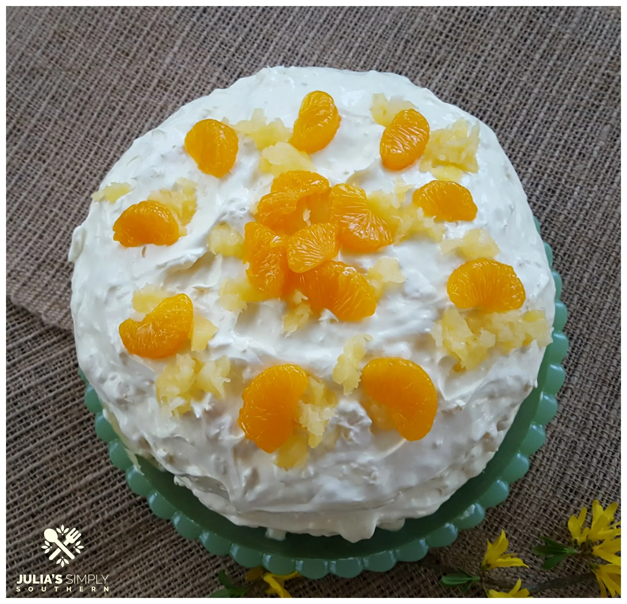 Mandarin orange cake - pig pickin' cake