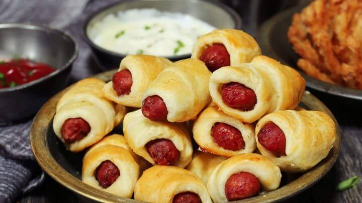 Pigs in Blankets Recipe - Julias Simply Southern - Appetizer or Snack