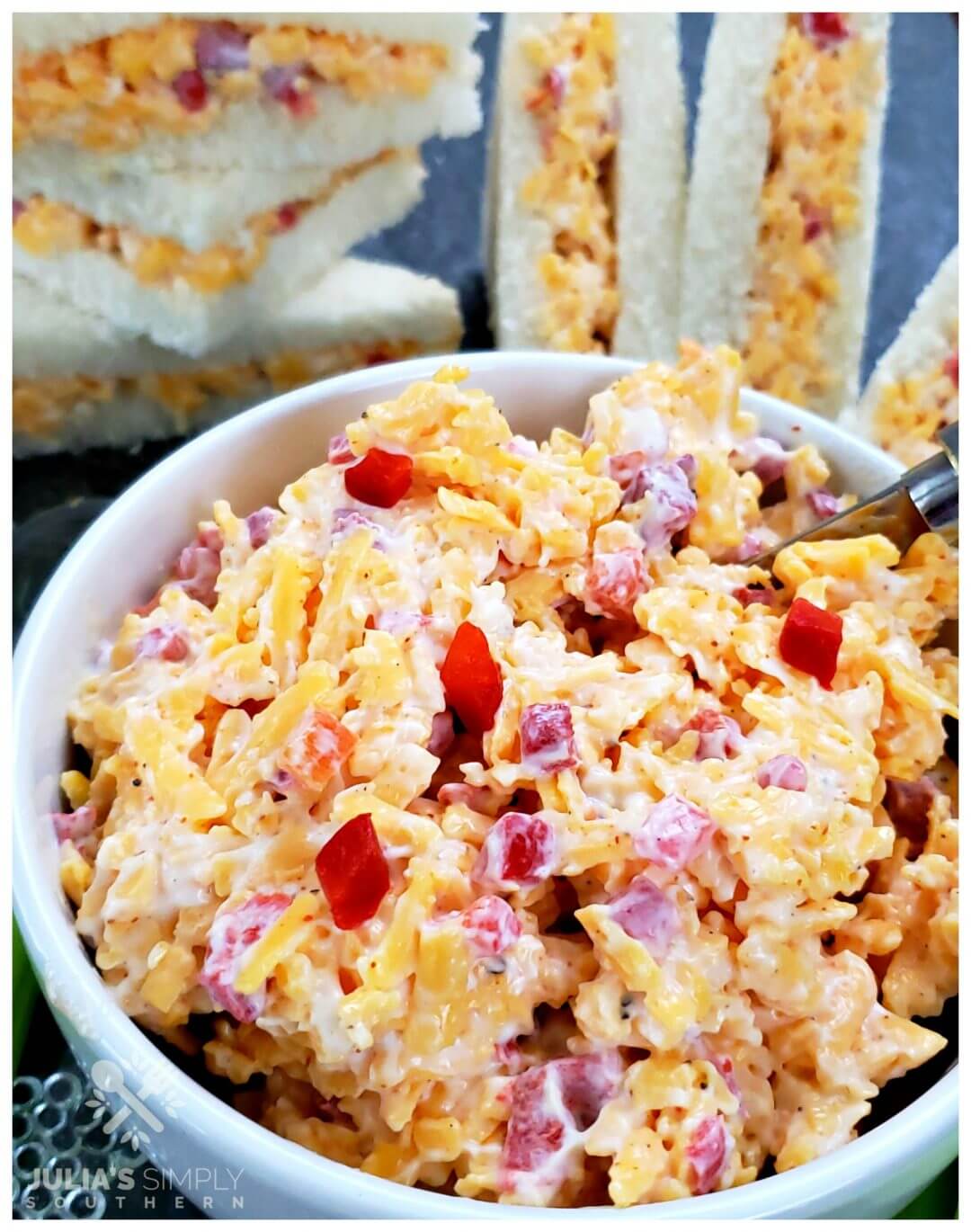 Classic Southern Pimento Cheese Recipe - Julias Simply Southern