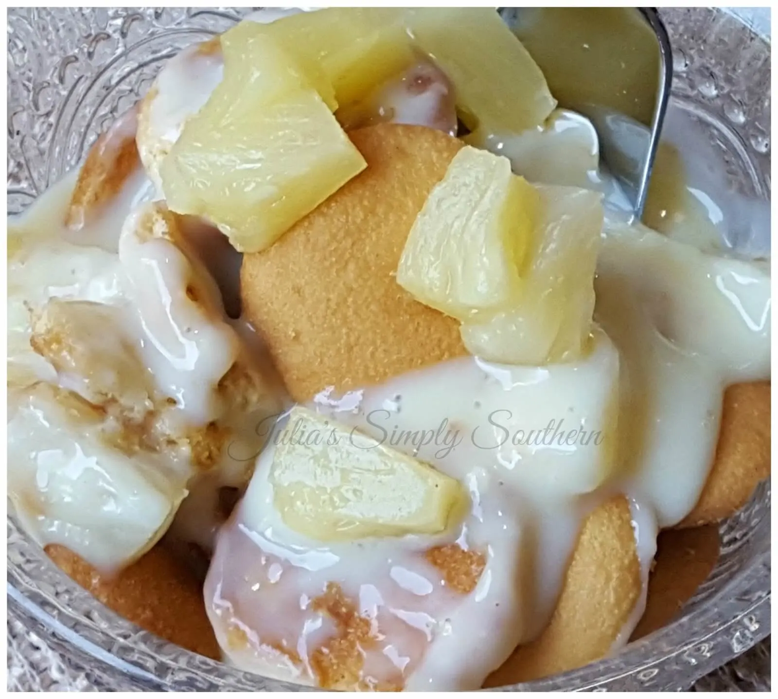 Pineapple Pudding Dessert - Old Fashioned