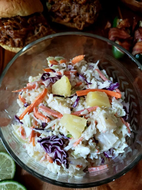 Easy Pineapple Coleslaw Recipe Julias Simply Southern