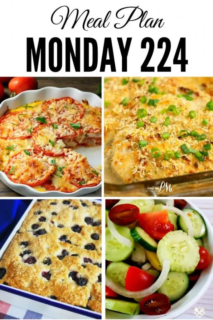 Meal Plan Monday 224 Pinterest
