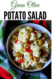 Green Olive Potato Salad Recipe - Julias Simply Southern