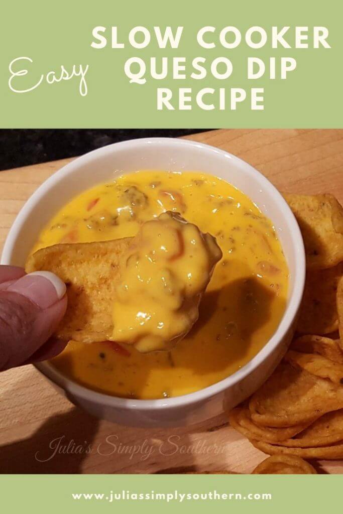 Simple Slow Cooker Queso Dip
