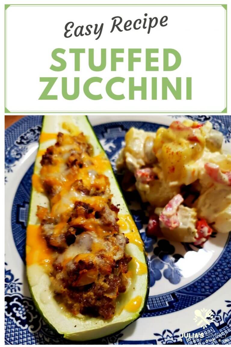 Delicious Stuffed Zucchini Recipe - Julias Simply Southern