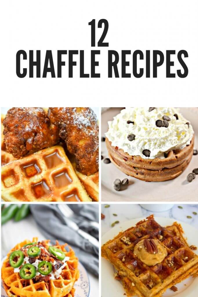 Twelve delicious chaffle recipes that you're gonna want to try! #LowCarb #Keto #Chaffles #chafflerecipes