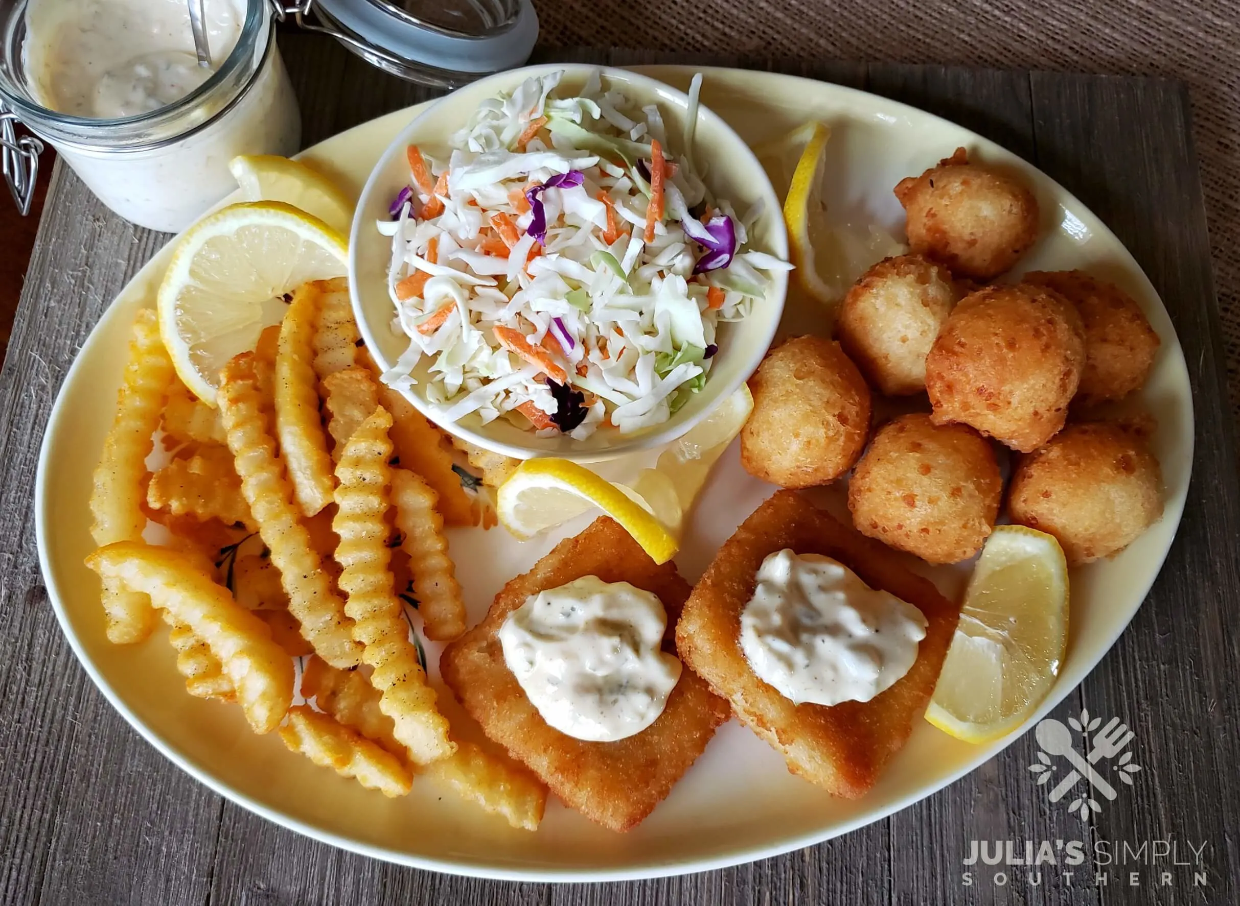 Seafood platter at home